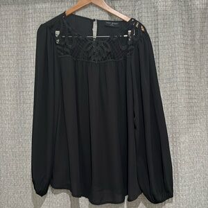 Lane Bryant Black Blouse Size 18/20